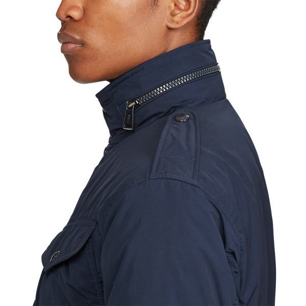 Village Navy Hooded Field Jacket Big & Tall 6
