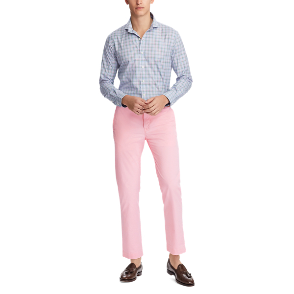 Carmel Pink Stretch Classic Fit Chino Big & Tall 2