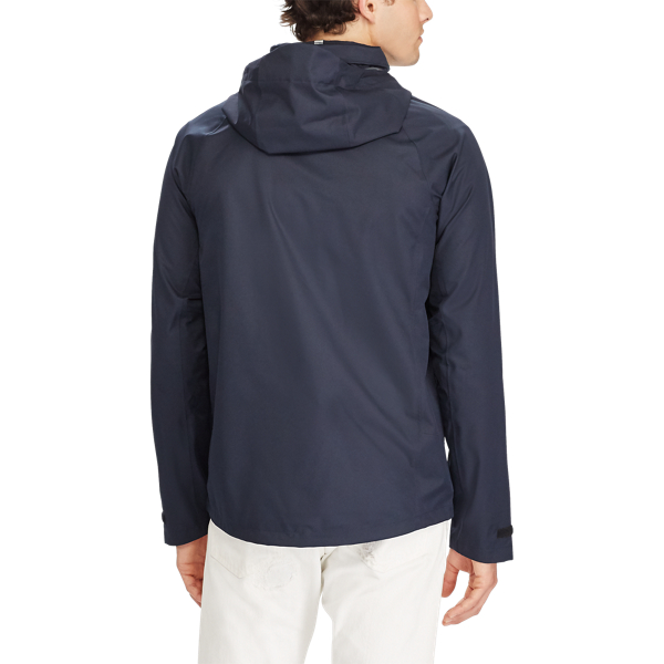 College Navy Waterproof Hooded Jacket Polo Ralph Lauren 5