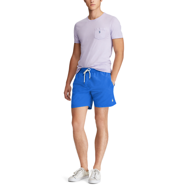 Colby Blue 5&frac12;-Inch Traveler Swim Trunk Polo Ralph Lauren 2