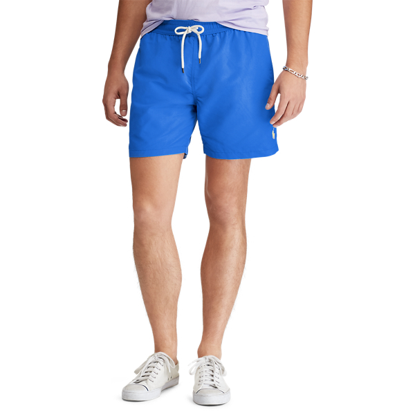 Colby Blue 5&frac12;-Inch Traveler Swim Trunk Polo Ralph Lauren 3