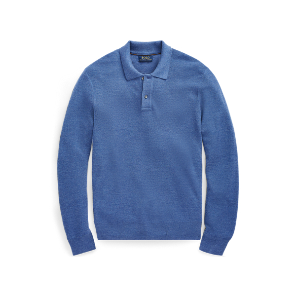 Pullover aus Merino-Seide-Kaschmir Polo Ralph Lauren in Fog Blue Heather 2
