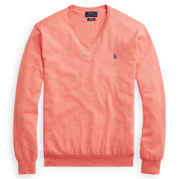 Slim Fit Cotton V-Neck Sweater Polo Ralph Lauren in 1