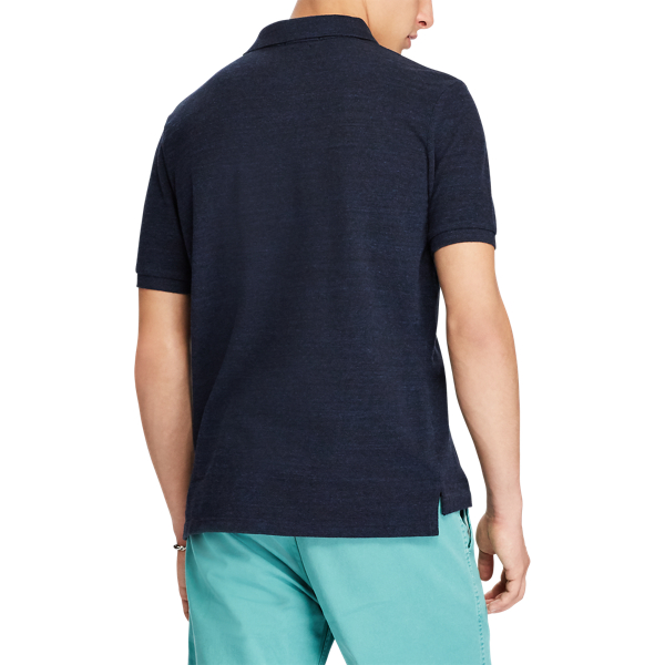 Polo coupe classique en coton piqu&eacute; Polo Ralph Lauren en Bleu marine cossu chin&eacute; 5