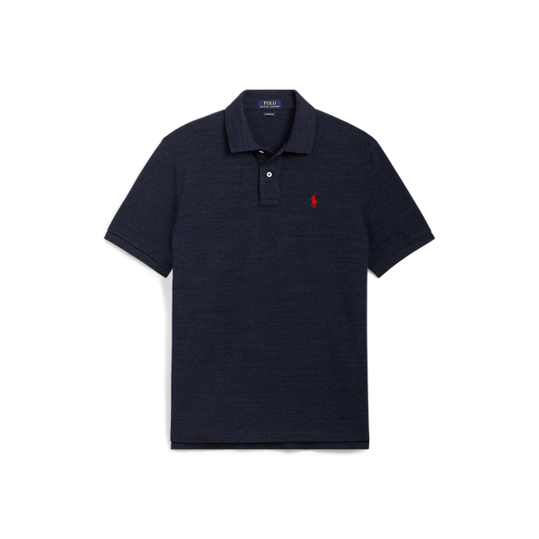 Polo coupe classique en coton piqu&eacute; Polo Ralph Lauren en Bleu marine cossu chin&eacute; 2
