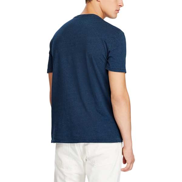 Dark Indigo Custom Slim Fit Cotton T-Shirt Polo Ralph Lauren 5