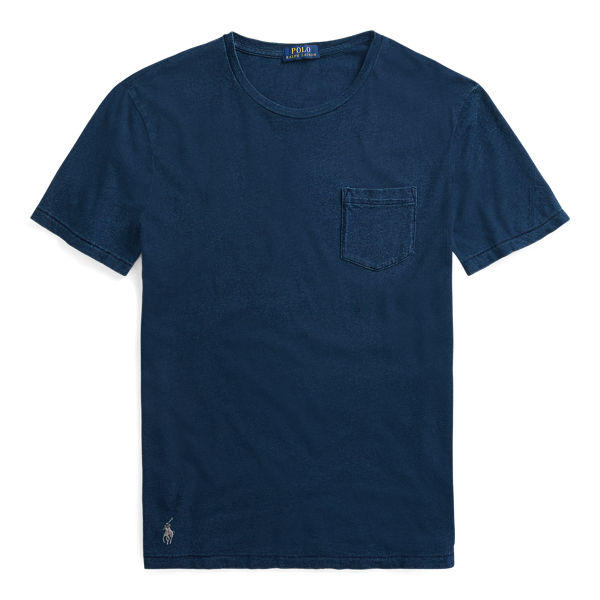 Dark Indigo Custom Slim Fit Cotton T-Shirt Polo Ralph Lauren 2