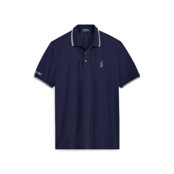 Custom Slim Fit Mesh Polo
