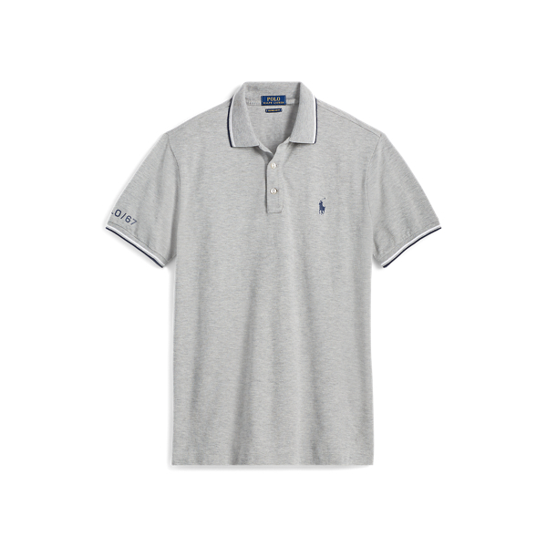 Polo in piqu&eacute; Custom Slim-Fit Polo Ralph Lauren in Andover Heather 2