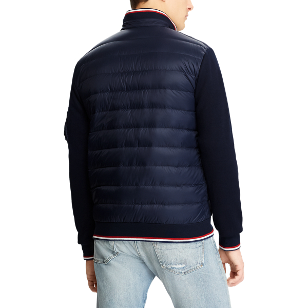 Ralph lauren down panel double knit vest hotsell