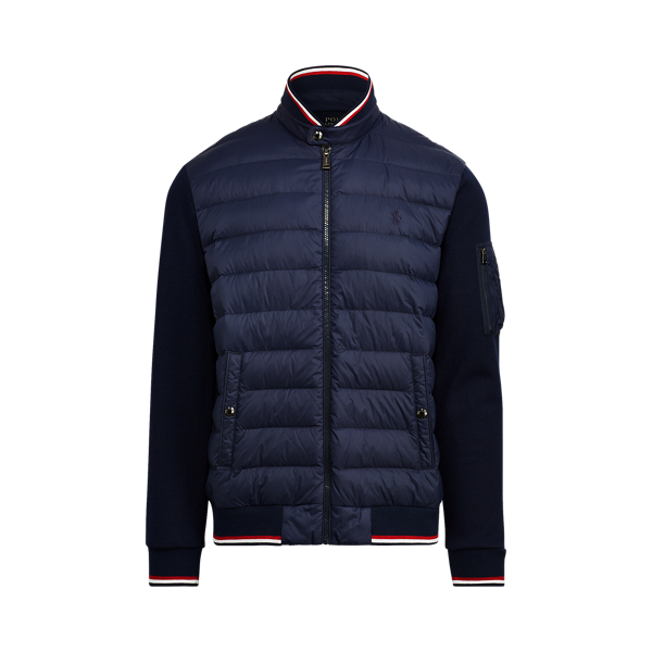 Down Panel Double Knit Jacket Ralph Lauren UK