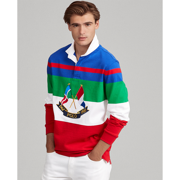 ウェア POLO RALPH LAUREN Classic fit rugby Classic Fit Striped Jersey Rugby Shirt