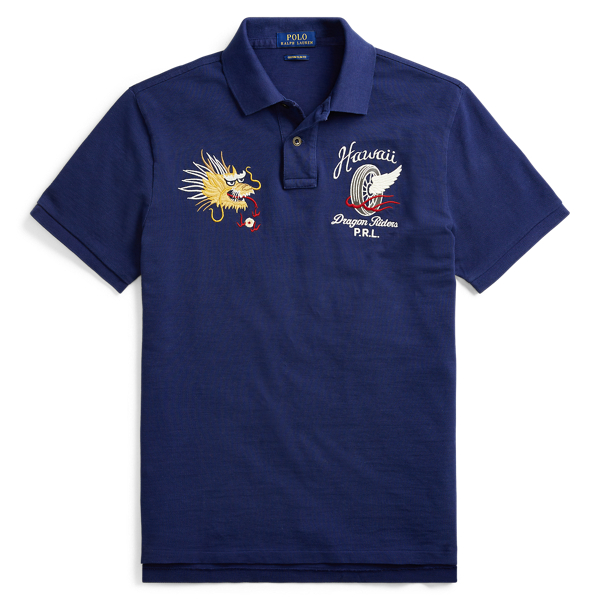 Custom Slim Fit Mesh Polo Polo Ralph Lauren 1
