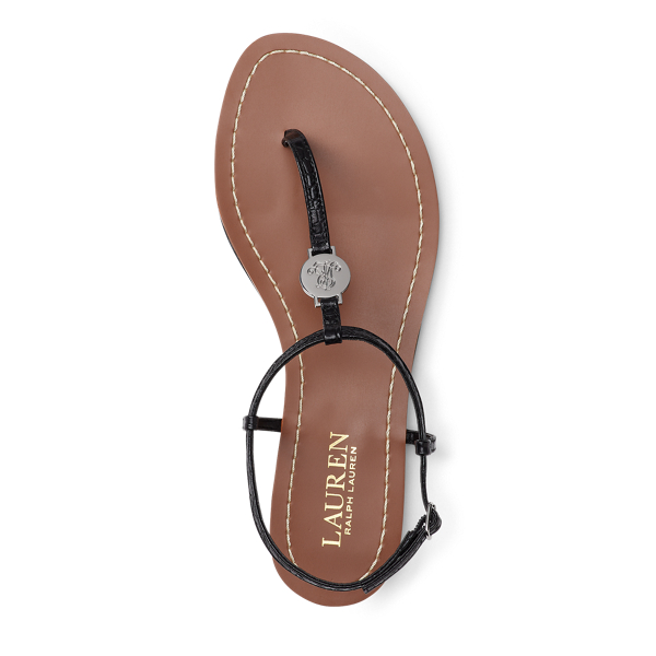 Black Thong Sandal Lauren 3