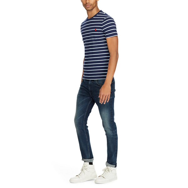 Newport Navy/Elite Blue Classic Fit Cotton T-Shirt Polo Ralph Lauren 2