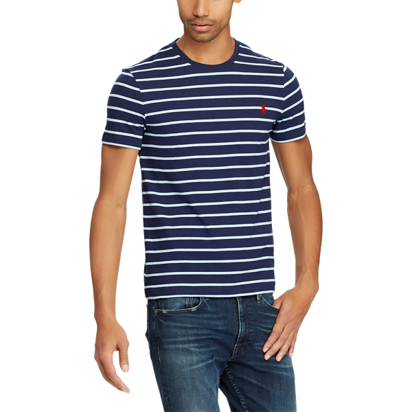 Newport Navy/Elite Blue Classic Fit Cotton T-Shirt Polo Ralph Lauren 3