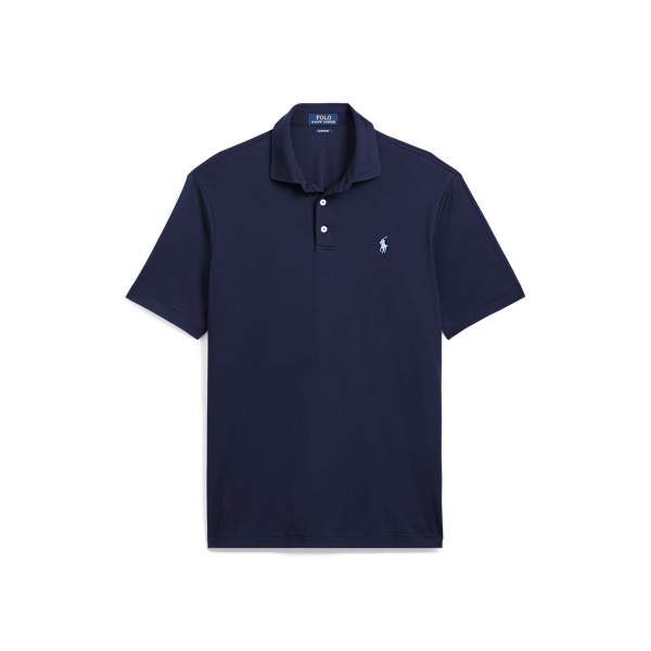 Polo coupe classique en coton doux Polo Ralph Lauren en Marine raffin&eacute; 2