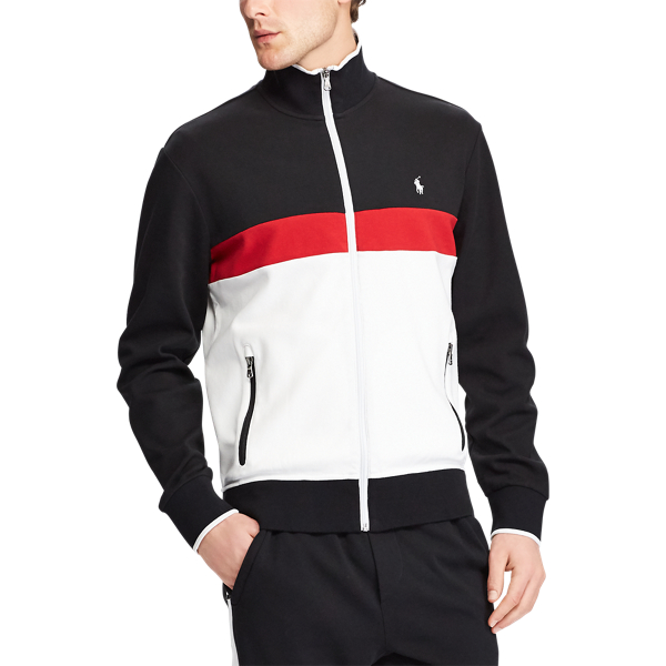 Polo Black Multi Cotton Interlock Track Jacket Polo Ralph Lauren 5