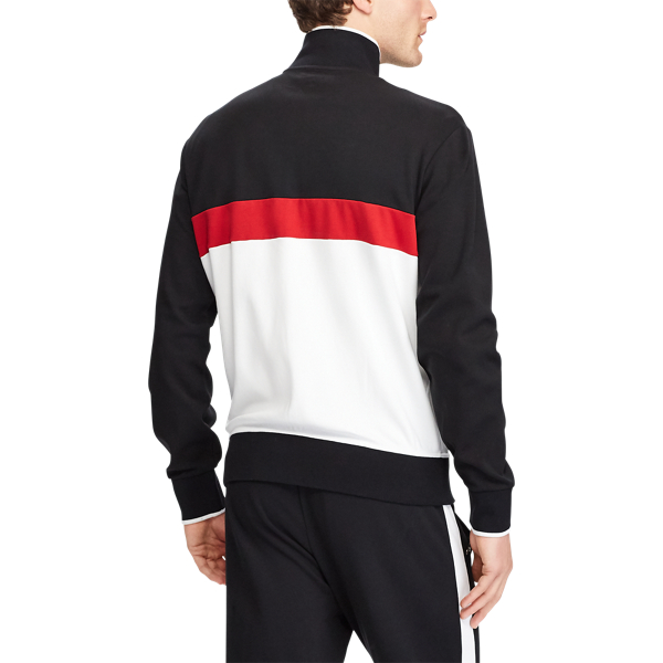 Polo Black Multi Cotton Interlock Track Jacket Polo Ralph Lauren 6