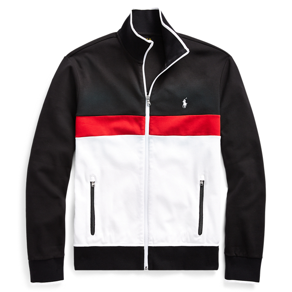 Polo Black Multi Cotton Interlock Track Jacket Polo Ralph Lauren 2