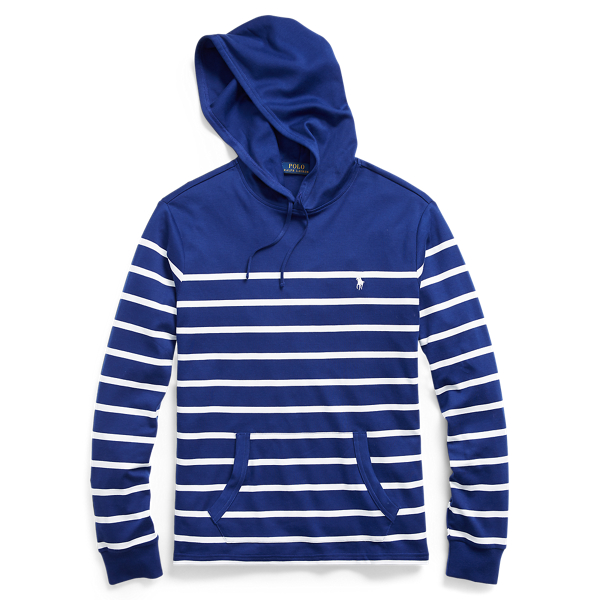 Fall Royal/White Soft-Touch Hooded T-Shirt Polo Ralph Lauren 2