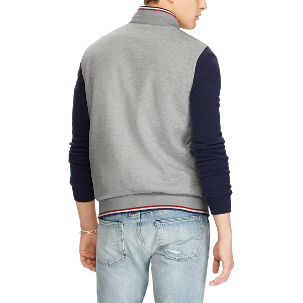 Andover Heather Down-Panel Double-Knit Vest Polo Ralph Lauren 5