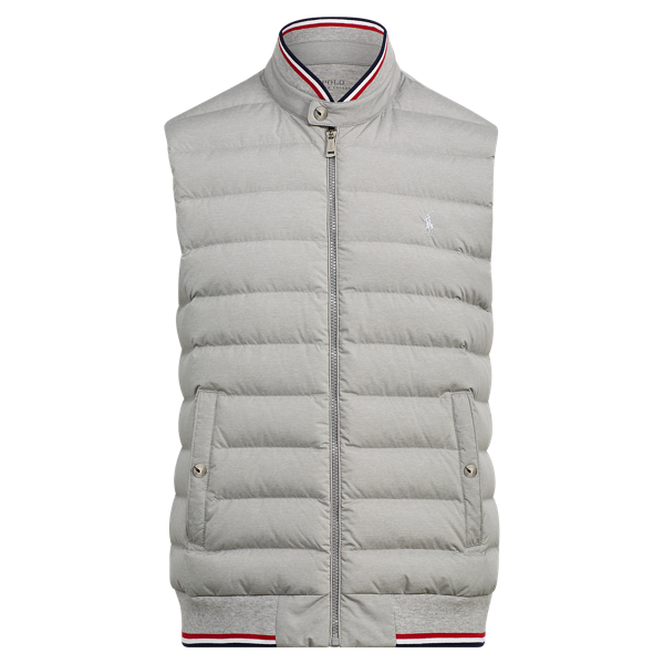 Ralph lauren down panel double knit vest on sale