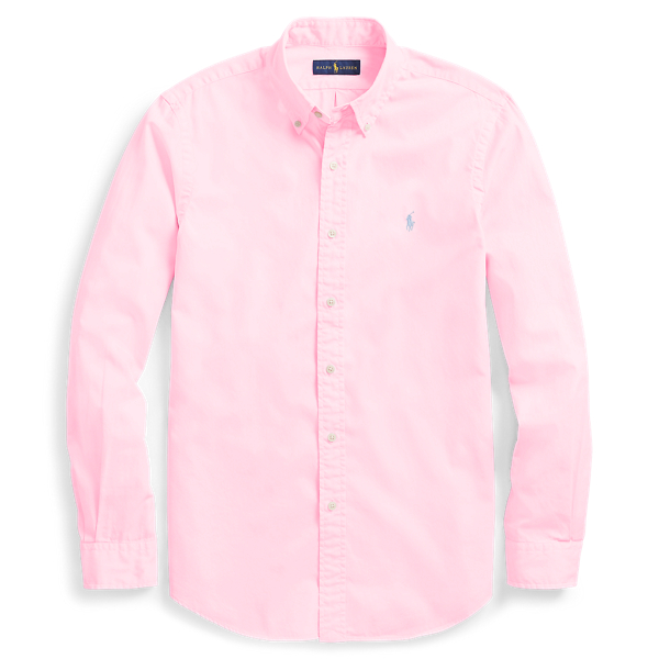 Slim fit twill shirt ralph lauren top