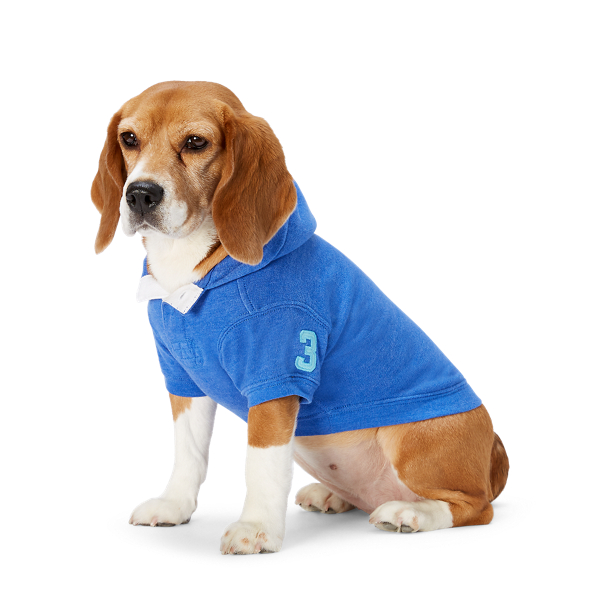 New Iris Cotton-Blend Dog Hoodie Ralph Lauren Pet 1