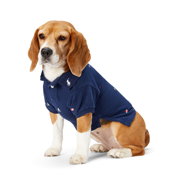 Embroidered Dog Polo Shirt Ralph Lauren UK