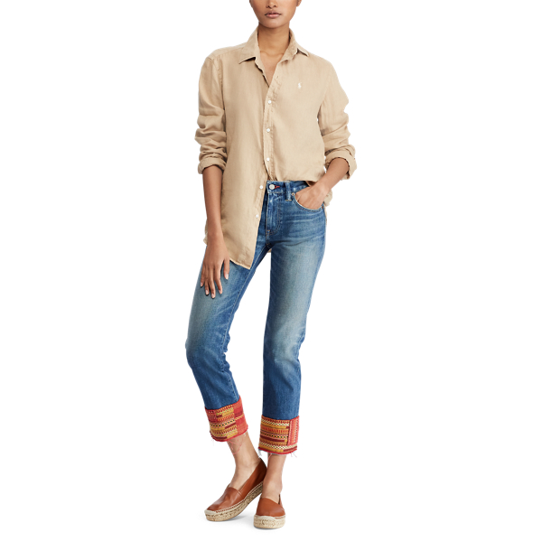 Waverly Straight Crop Jean Ralph Lauren UK