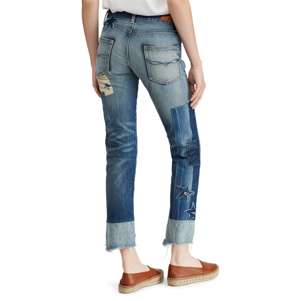 Medium Indigo Waverly Straight Crop Jean Polo Ralph Lauren 6