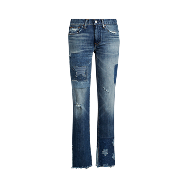 Medium Indigo Waverly Straight Crop Jean Polo Ralph Lauren 2
