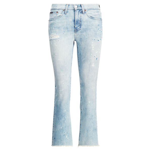 Chrystie Kick-Flare Crop Jean Polo Ralph Lauren 1