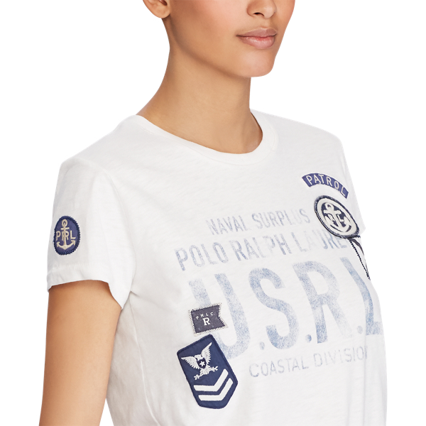 Nevis Patchwork Graphic T-Shirt Polo Ralph Lauren 6