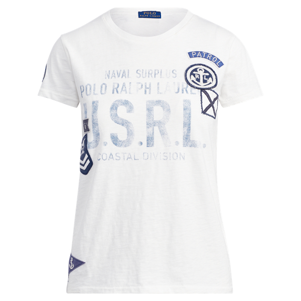 Nevis Patchwork Graphic T-Shirt Polo Ralph Lauren 2
