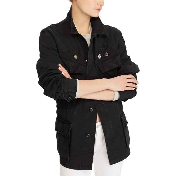 Polo ralph lauren women's military jacket best sale