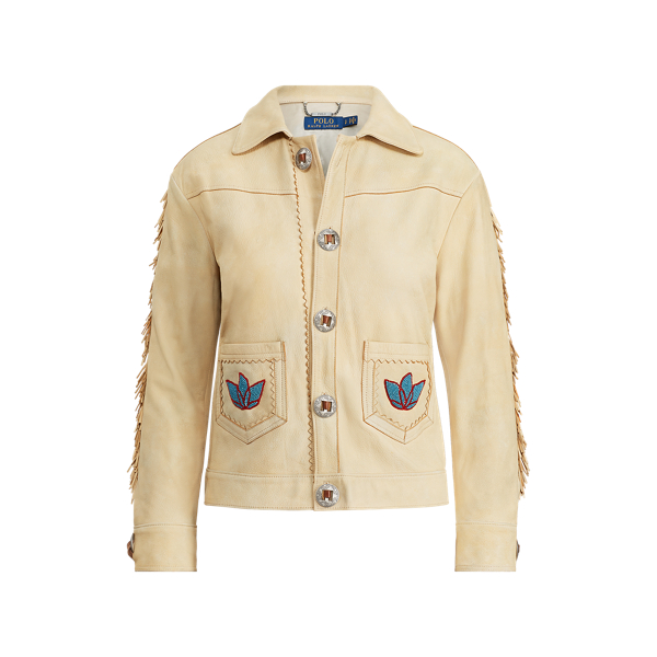Beaded Fringe Deerskin Jacket