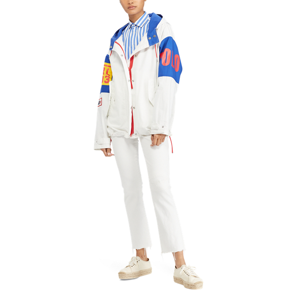 Coupe-vent hydrofuge Polo Ralph Lauren en Antique Cream 3