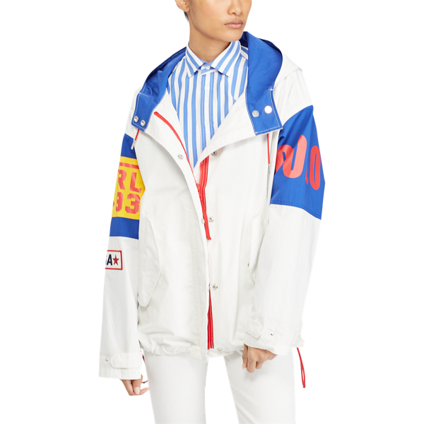 Coupe-vent hydrofuge Polo Ralph Lauren en Antique Cream 4