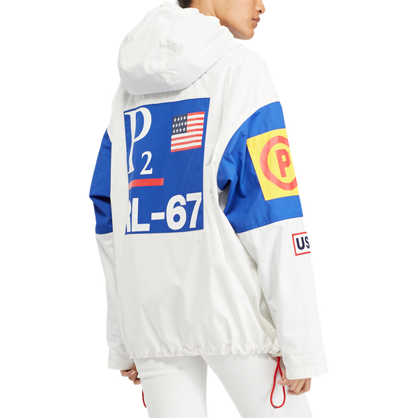 Coupe-vent hydrofuge Polo Ralph Lauren en Antique Cream 5