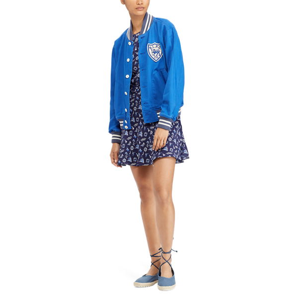 Blue Saturn Chino Bomber Jacket Polo Ralph Lauren 2