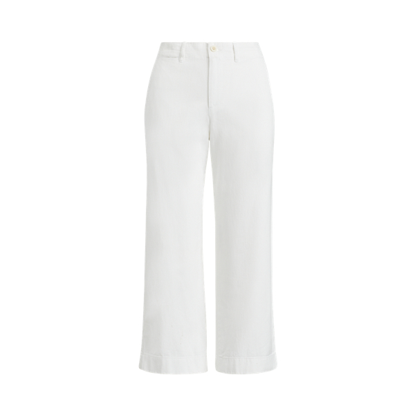 Pantaloni corti a gamba larga Polo Ralph Lauren in Bianco 2