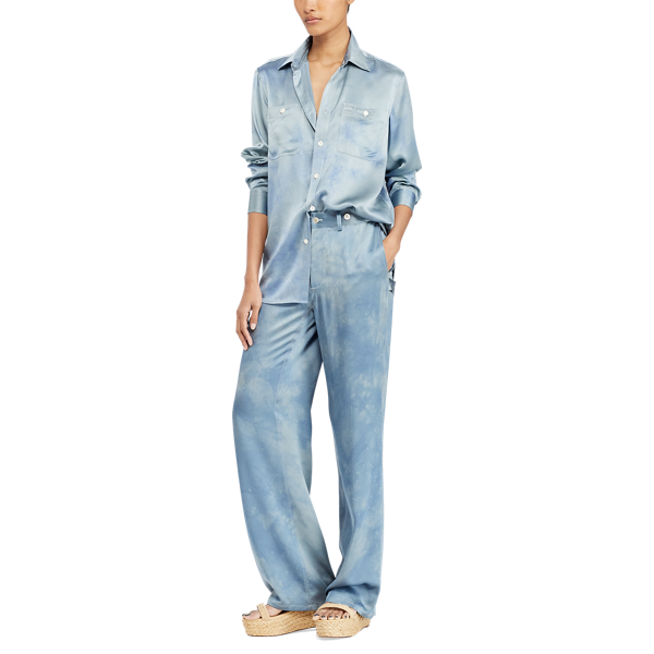 Batikhemd aus Seidensatin Polo Ralph Lauren in Kn&uuml;pfbatik &ndash;&nbsp;Harbour Island 3