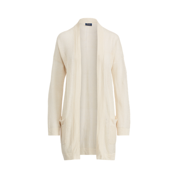 Linen Open Front Cardigan Ralph Lauren UK