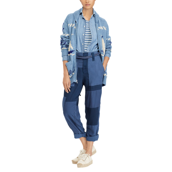 Cardigan à col châle et voilier Polo Ralph Lauren en Bleu moyen 3