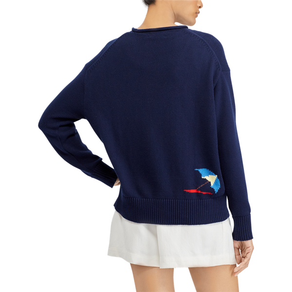Baumwollpullover mit Segelboot Polo Ralph Lauren in Navy multi 5