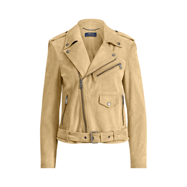 Ralph lauren suede jacket womens hotsell
