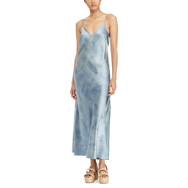 Harbour Island Tie Dye Tie-Dye Silk Maxidress Polo Ralph Lauren 2
