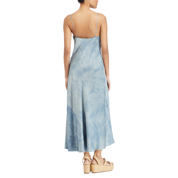 Harbour Island Tie Dye Tie-Dye Silk Maxidress Polo Ralph Lauren 3